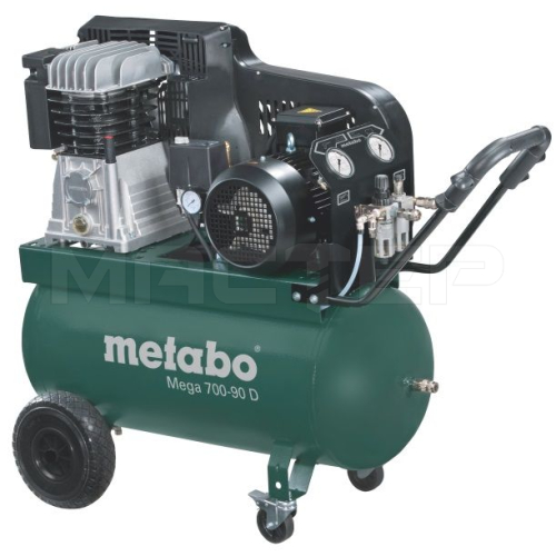 Поршневой масляный компрессор Metabo MEGA 700-90 D, фото 1, цена Поршневой масляный компрессор Metabo MEGA 700-90 D, фото 1, цена